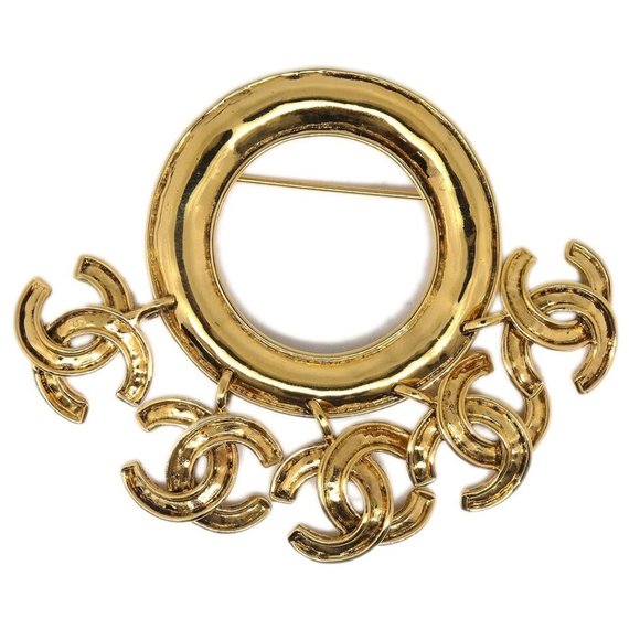 Chanel CC Logos Brooch Pin Corsage - Picture 1 of 8
